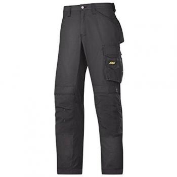 Pantalones largos de trabajo Rip-Stop Snickers Workwear 3313 Negro Talla 104
