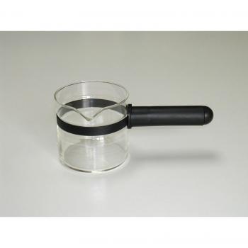 Tecnhogar 00615 Jarra Universal para Cafetera Express, Color Negro con Mango Largo