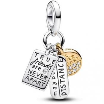 Charm Colgante Triple Amistad Pandora Moments 763436C01 para Mujer