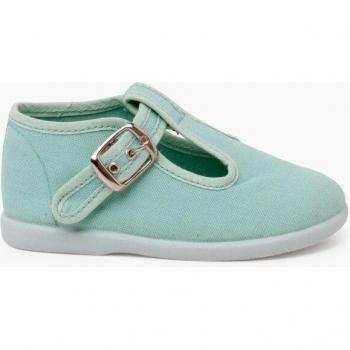 Pepito Tela Hebilla Pisamonas - Zapatos Infantiles de Lona, Práctico y Precioso, Fabricado en España