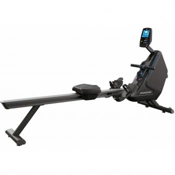 Remo de agua Horizon Fitness Oxford 6 - Remo ergométrico, sistema de resistencia por agua, pantalla LCD que muestra tiempo, distancia, calorías y número de remadas, asiento deslizante para mayor comodidad, estructura robusta y
