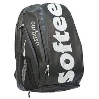 Mochila Softee Car - Mochila deportiva, diseño de automóvil, material resistente al agua, compartimento principal con cierre, bolsillos laterales para botellas, correas ajustables y acolchadas