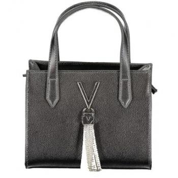 Valentino Divina Women's Handbag 20 cm - Grey Faux Leather
