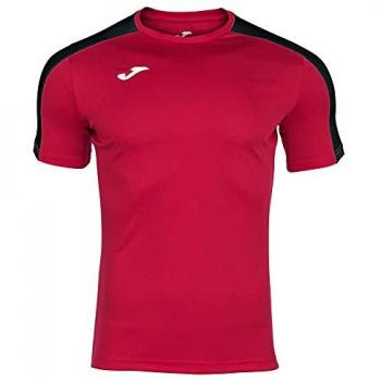 Camiseta de fútbol Joma Academy III manga corta hombre/niño rojo negro