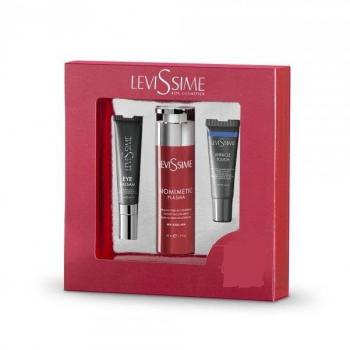 Levissime Pack de Belleza Facial Biomimetic - Plasma 50mL + Eye Balsam 15mL + Miracle Touch 15mL | Hidratantes y Antiarrugas Faciales