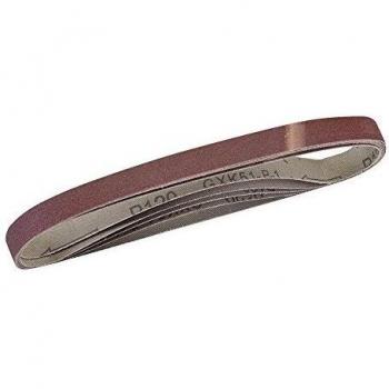 Silverline 636004 Bandas de Lija, 13 x 457 mm, Grano 120, Caja de 5