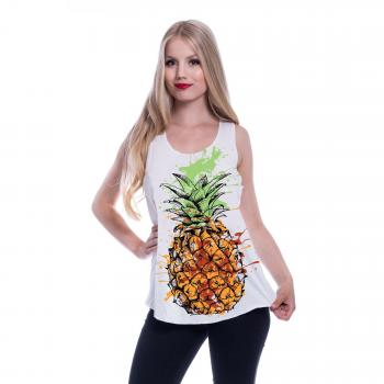 Innocent Pineapple Martini Vest Top Mujer Blanco S