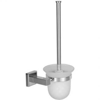 VELMA - 151094 - Extraordinario portaescobillas para baño de nuestra serie Avantgarde con un diseño atemporal y vanguardista - Latón cromado pulido de alto brillo - Sin piezas de plástico - 100% inoxidable - ¡Gran calidad!
