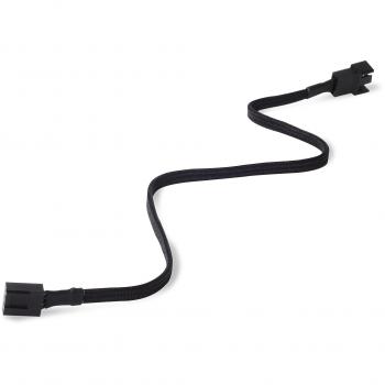SilverStone SST-CPF03 – Cable extensor para ventilador PWM de 30cm, forrado en negro