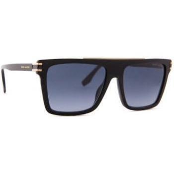 Marc Jacobs Marc 568/S Sunglasses, Stylish Black Unisex Eyewear with Refined Details, Size: 58 MM