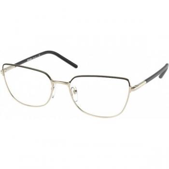 Prada PR 59YV AAV1O1 Gold Metal Butterfly Prescription Eyeglasses