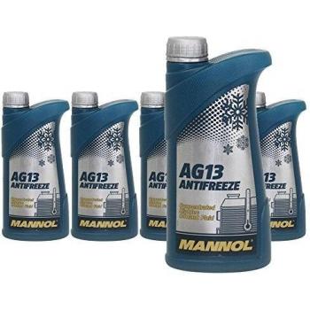 Anticongelante MANNOL AG13 Concentrado -40°C 1 Litro Verde para VW, AUDI y MERCEDES-BENZ