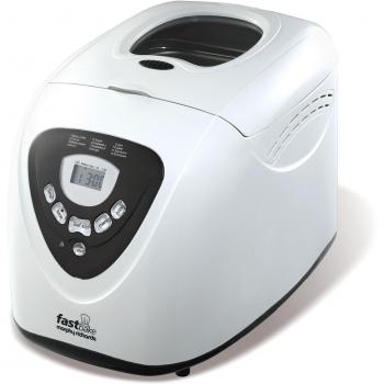 Panificadora Morphy Richards 48281 Fastbake 600 W Blanca, 12 Programas, Tamaños de Pan 1 kg y 1.5 kg, Temporizador de 13 Horas, Función Mantener Caliente