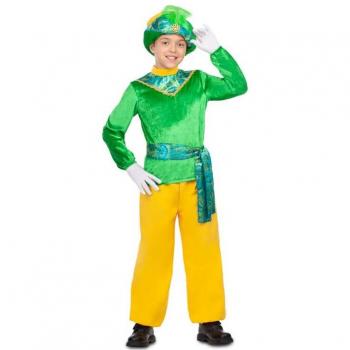 Disfraz de Paje Real Verde para niño