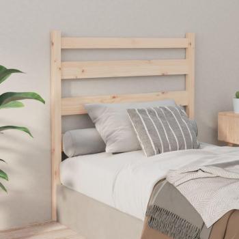 Cabecero de cama 96x4x100 cm madera maciza de pino
