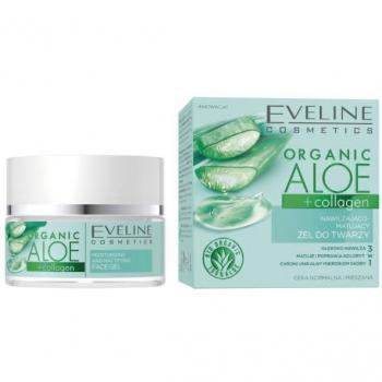 Eveline Cosmetics Organic Aloe + Collagen Moisturizing Mattifying Face Gel 50ml