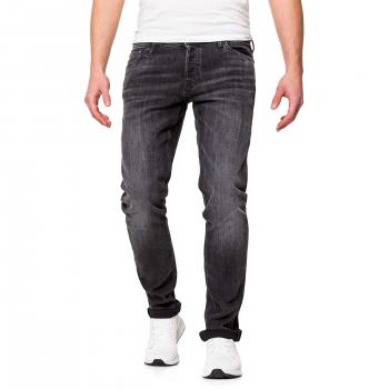 JACK & JONES - Vaquero - Slim - para Hombre Black Denim/Style 2 30W x 34L
