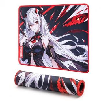 Redragon EISA P047 Anime Gaming Mouse Pad - Smooth Lycra Surface, Anti-Slip Rubber Base, Spill-Resistant, Durable 5mm Thickness