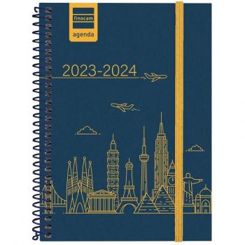 Agenda Escolar Secundaria 2023-2024 8º SVH City Finocam 120x164mm Semana Vista Horizontal Multilingüe