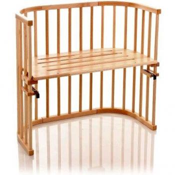 Cuna Co-Sleeping Babybay Original Natur Lijado con Ventilación Extra