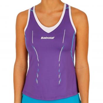 Babolat 41S1418 - Camiseta sin mangas de running para mujer, color morado, talla XL