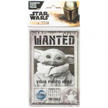 Marco de Fotos Imantado Star Wars The Mandalorian Baby Yoda Grogu PVC 9,5 x 14,8 x 0,3 cm