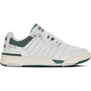K-Swiss Men's Si 18 Rival Trainers - White Leather - Size UK 8
