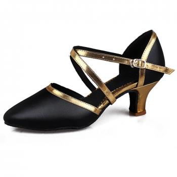 SWDZM Mujer Zapatos de baile/estándar de Zapatos de baile latino Ballroom modelo-ES-515