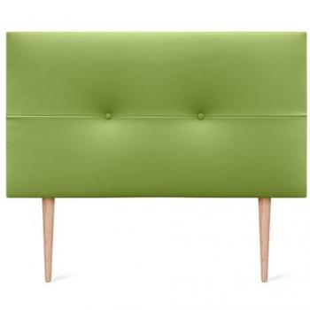 Cabecero Tapizado de Polipiel Verde AQUALINE Pro 90x105cm con Patas para Camas 80/90