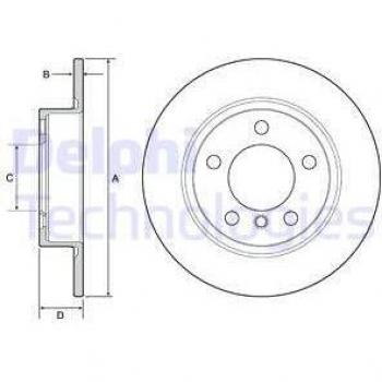 Disco de freno DELPHI BG4561C