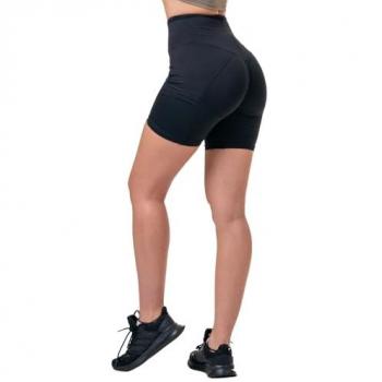 Nebbia Mallas Cortas Fit & Smart 575 - Pantalones cortos de ciclismo para mujer, pantalones cortos deportivos, ropa deportiva y exterior, color negro, diseño ajustado