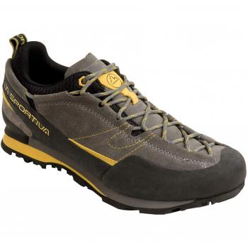 Calzado de Montaña Hombre La Sportiva Boulder X - Duradero Gris/Amarillo