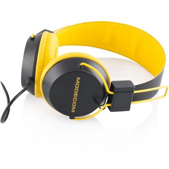 'Modecom 00064 Auriculares con micrófono MC de 400 Circuit Amarillo