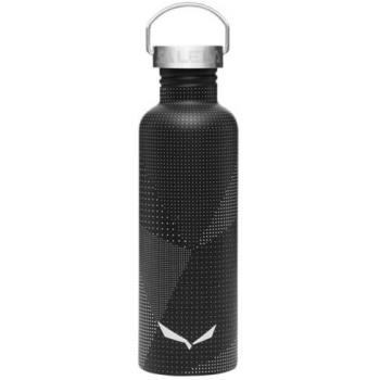 Botella de Acero Inoxidable Salewa Aurino 1.5L Transparente y Negra Unisex
