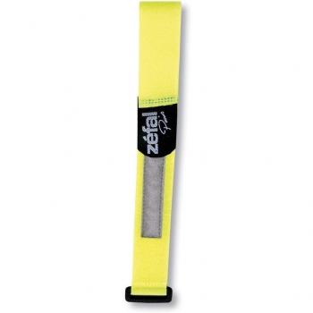 ZEFAL Doowah, Cinta Ajustadora de Pantalón Reflectante Unisex Adulto, Amarillo Brillante, Talla 38 Grande, Paquete de 2