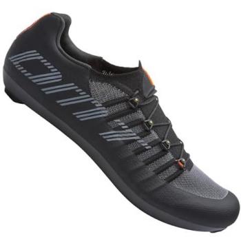 Zapatillas de Ciclismo de Carretera DMT Pogi's 2025 Unisex, Color Negro y Gris, Talla 46