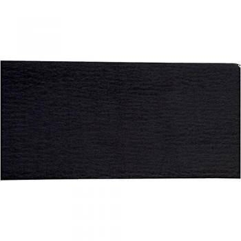 Papel crepé, 50x250 cm, negro, 10pliegues