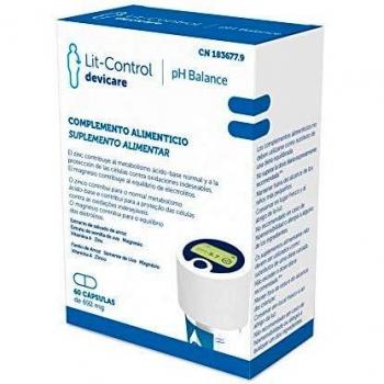Devicare Lit-Control pH Balance - Complemento Alimenticio - Previene la Formación y Facilita Expulsión de Cálculos Renales - Patentado - 60 cápsulas
