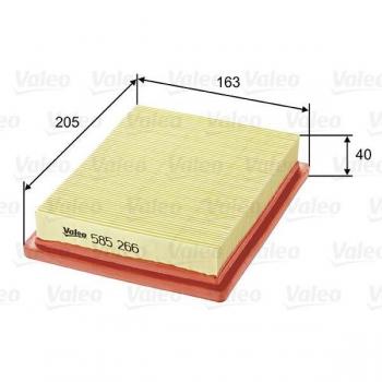 Filtro de aire VALEO 585266