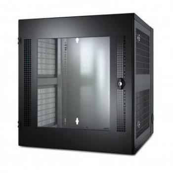 Armario de Montaje en Pared APC NetShelter WX 13U con Puerta de Cristal Negra