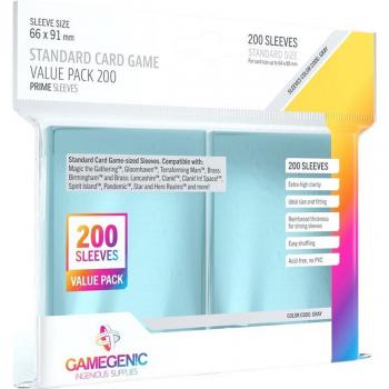 Fundas Prime Standard Value Pack(200) Gamegenic