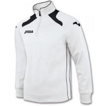 Joma Champion II - Sudadera con cremallera para niños de 6 años, color blanco / negro