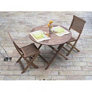 TRYUN - Mesa Madera Plegable Tryun 100 Cm