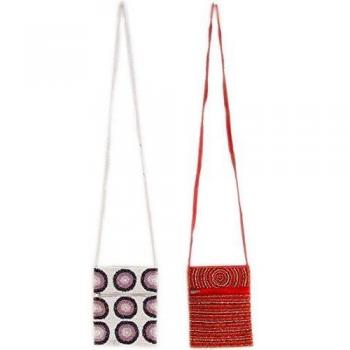 B And B 45060 Monedero Pedrería para Colgar Niños Unisex, Multicolor, Talla unica