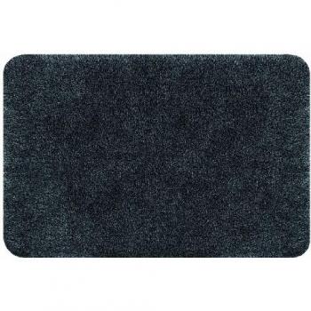 Alfombra de baño acrílica Brizzolo 55x65cm Negra Spirella