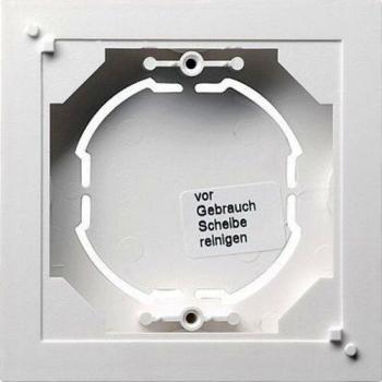 Gira 021903 Surface Mounted Housing 1-Gang Flat Glossy White Standard 55