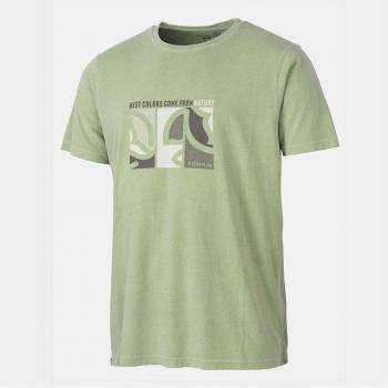 Camiseta de montaña para hombre Ternua Warrens M, manga corta, color verde, talla XL