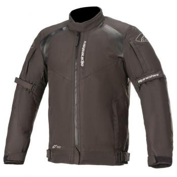 Chaqueta textil de motocicleta Alpinestars Headlands Drystar - Negro (3XL)