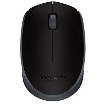 Logitech M171 Wireless Mouse, 2.4 GHz with USB Mini Receiver, Optical Tracking, 12-Months Battery Life, Ambidextrous PC / Mac / Laptop - Black