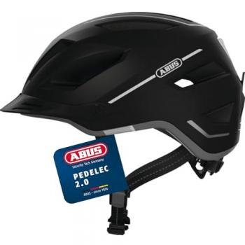 ABUS Pedelec 2.0 Velvet Black S Bicycle Helmet with LED Light